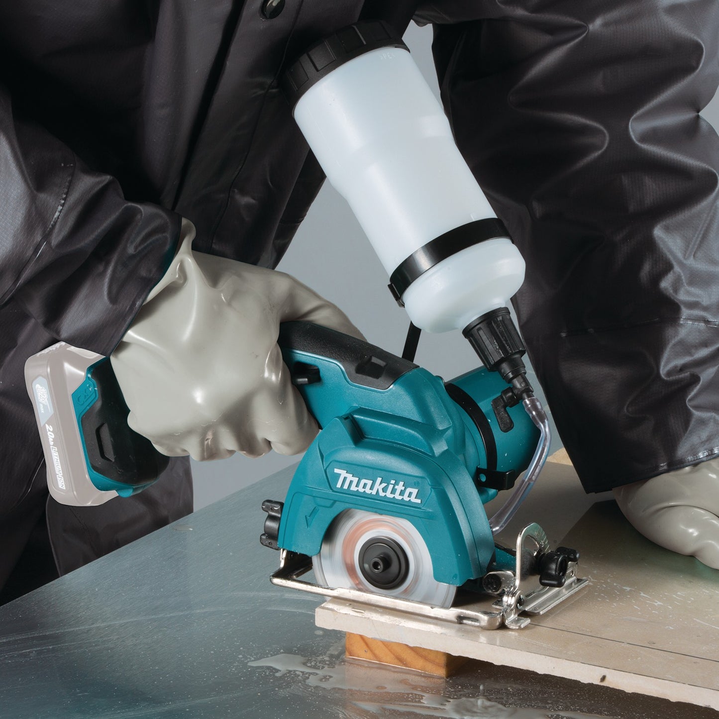 Makita CC02Z 12V max CXT® Lithium‑Ion Cordless 3‑3/8" Tile/Glass Saw, Tool Only