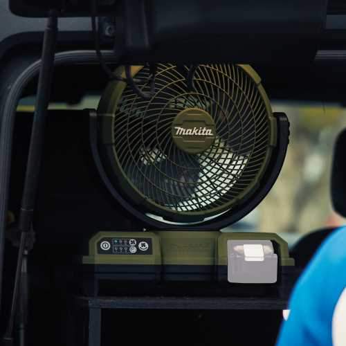 Makita ADCF203Z Outdoor Adventure™ 18V LXT® Cordless/Corded 9‑1/4" Fan, Tool Only