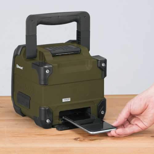 Makita ADRM08 Outdoor Adventure™ 18V LXT® Cordless/Corded Bluetooth® Speaker, Tool Only