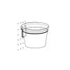 Allway BR1 Bucket Rings - Holds 1 Bucket