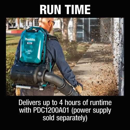 Makita CBU02Z 40V max ConnectX™ Brushless Backpack Blower, Tool Only