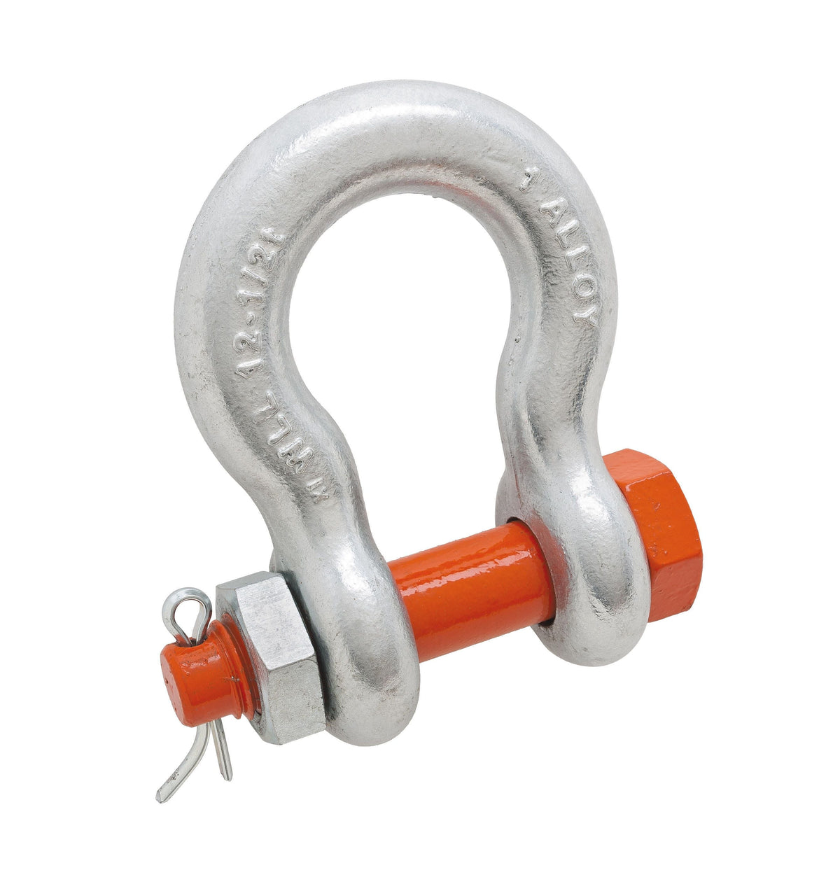 Campbell 5391095 5/8" Alloy Anchor Shackle, Bolt Type, Forged Alloy, Galvanized