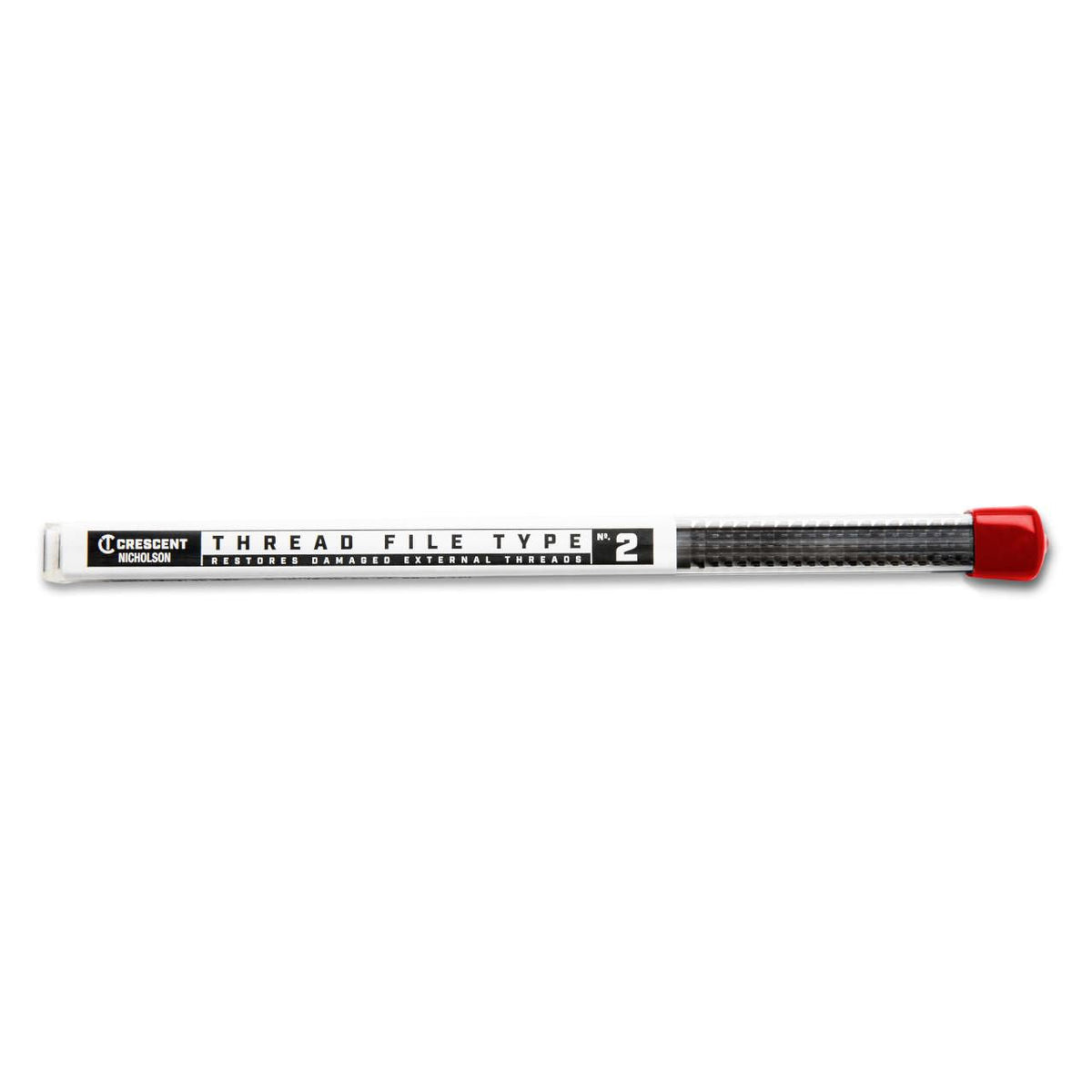 Nicholson CTFTR2XFCBG No. 2 Extra Fine/Extra Coarse Thread Restoring File