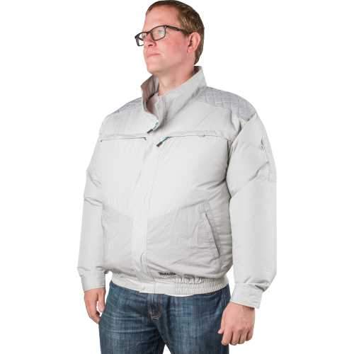 Makita DFJ405ZM 18V LXT® Lithium‑Ion Cordless UV Resistant Fan Jacket, Jacket Only (M)