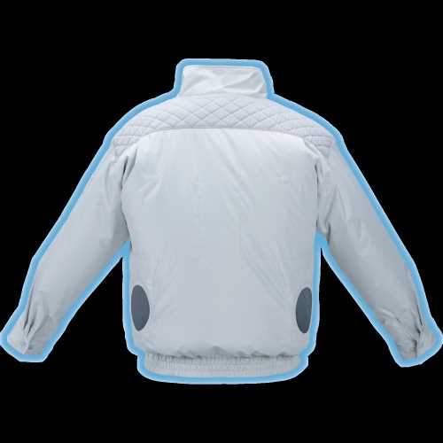 Makita DFJ405ZM 18V LXT® Lithium‑Ion Cordless UV Resistant Fan Jacket, Jacket Only (M)
