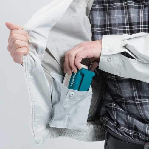 Makita DFJ405ZM 18V LXT® Lithium‑Ion Cordless UV Resistant Fan Jacket, Jacket Only (M)
