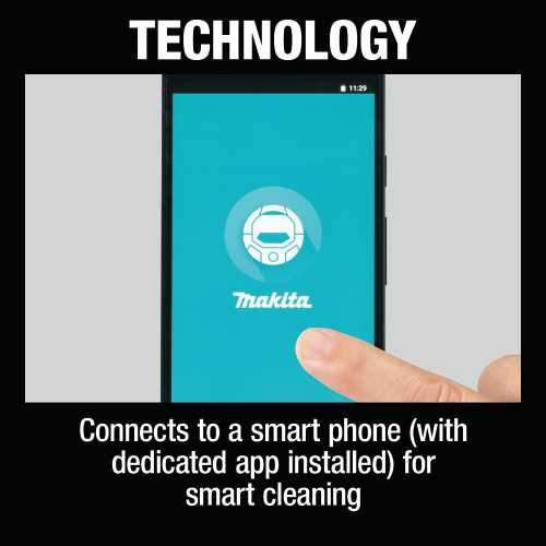 Makita DRC300PT 18V X2 LXT® Brushless Cordless Smart Robotic HEPA Filter Vacuum, Kit (5.0Ah)