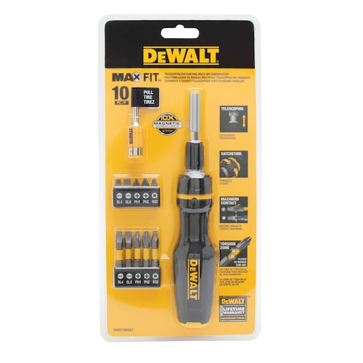 Dewalt DWHT66567 Max Fit® Telescoping Multi-Bit Ratcheting Screwdriver