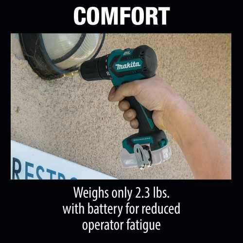 Makita FD07Z 12V max CXT® Lithium‑Ion Brushless Cordless 3/8" Driver‑Drill, Tool Only