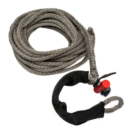 Fusion Tools 21-0313025 5/16" x 25' LockJaw Synthetic Winch Line Extension w/ Integrated Shackle 4,400 lbs WLL
