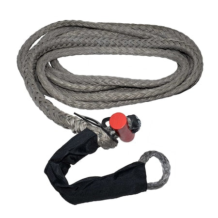 Fusion Tools 21-0563025 9/16" x 25' LockJaw Synthetic Winch Line Extension w/ Integrated Shackle 13,166 lbs WLL