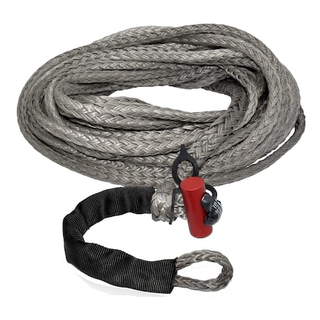 Fusion Tools 21-0563075 9/16" x 75' LockJaw Synthetic Winch Line Extension w/ Integrated Shackle 13,166 lbs WLL