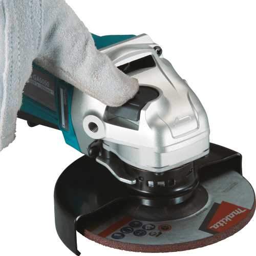 Makita GA4553R 4‑1/2" Paddle Switch Angle Grinder, with Non‑Removable Guard