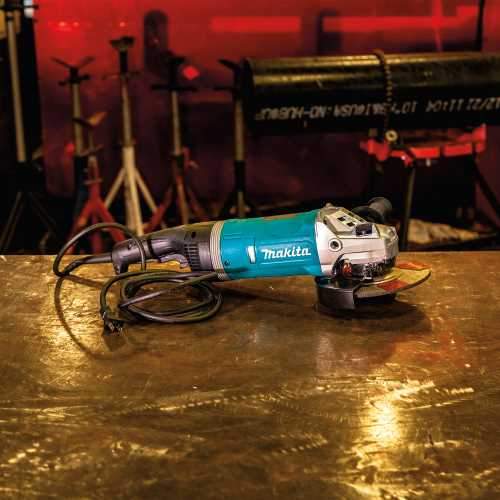 Makita GA7080 7" Angle Grinder, with Rotatable Handle, and Lock‑On Switch