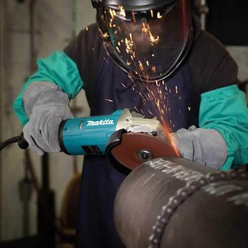 Makita GA7082 7" Angle Grinder, with Lock‑On Switch