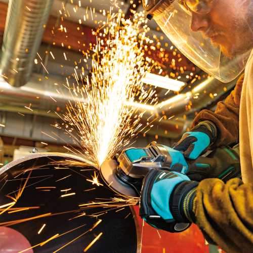Makita GAG13Z 40V max XGT® Brushless Cordless 4‑1/2" / 5" X‑LOCK Paddle Switch Angle Grinder, with Electric Brake, Tool Only