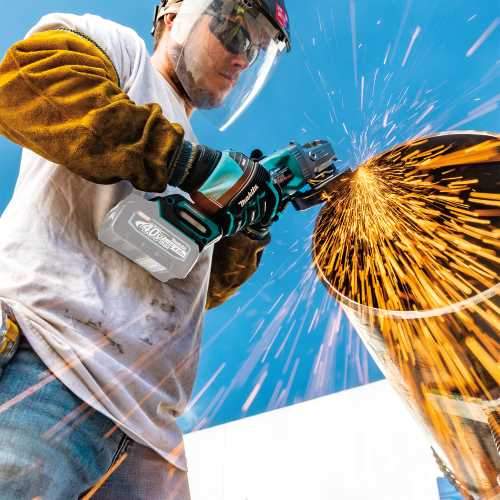 Makita GAG13Z 40V max XGT® Brushless Cordless 4‑1/2" / 5" X‑LOCK Paddle Switch Angle Grinder, with Electric Brake, Tool Only