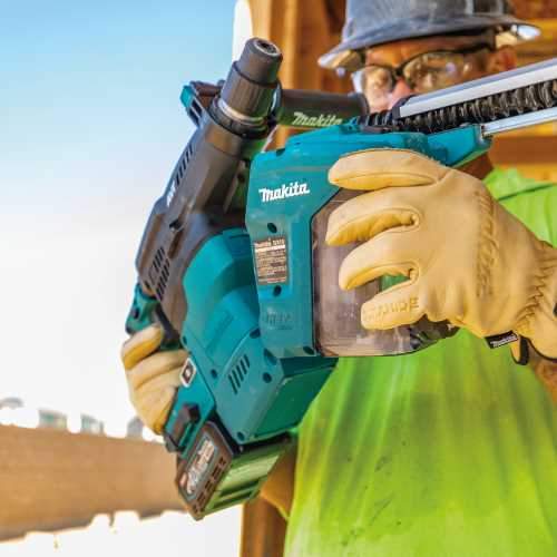 Makita GRH08M1W 40V max XGT® Brushless Cordless 1‑3/16" SDS‑PLUS AVT® Rotary Hammer Kit w/Dust Extractor, AFT®, AWS® Capable (4.0Ah)
