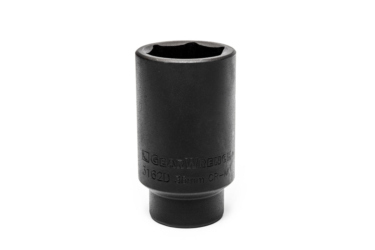 Gearwrench 3908D 1/2" Drive 6 Point Deep Axle Nut Socket GM 35mm