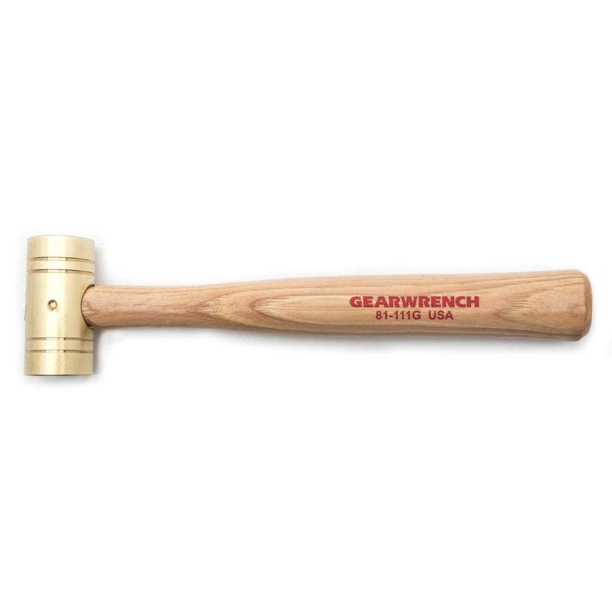 Gearwrench 81-110G 8 oz. Brass Hammer with Hickory Handle