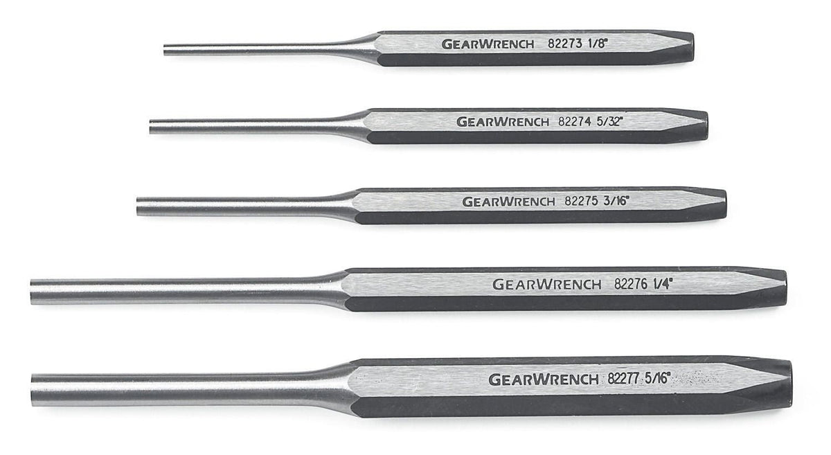 Gearwrench 82309 5 Piece Pin Punch Set