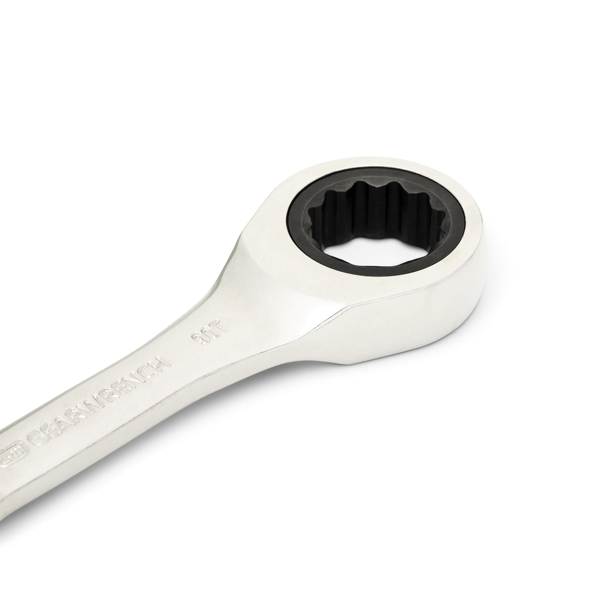 Gearwrench 86847 17mm 90-Tooth 12 Point Stubby Combination Ratcheting Wrench