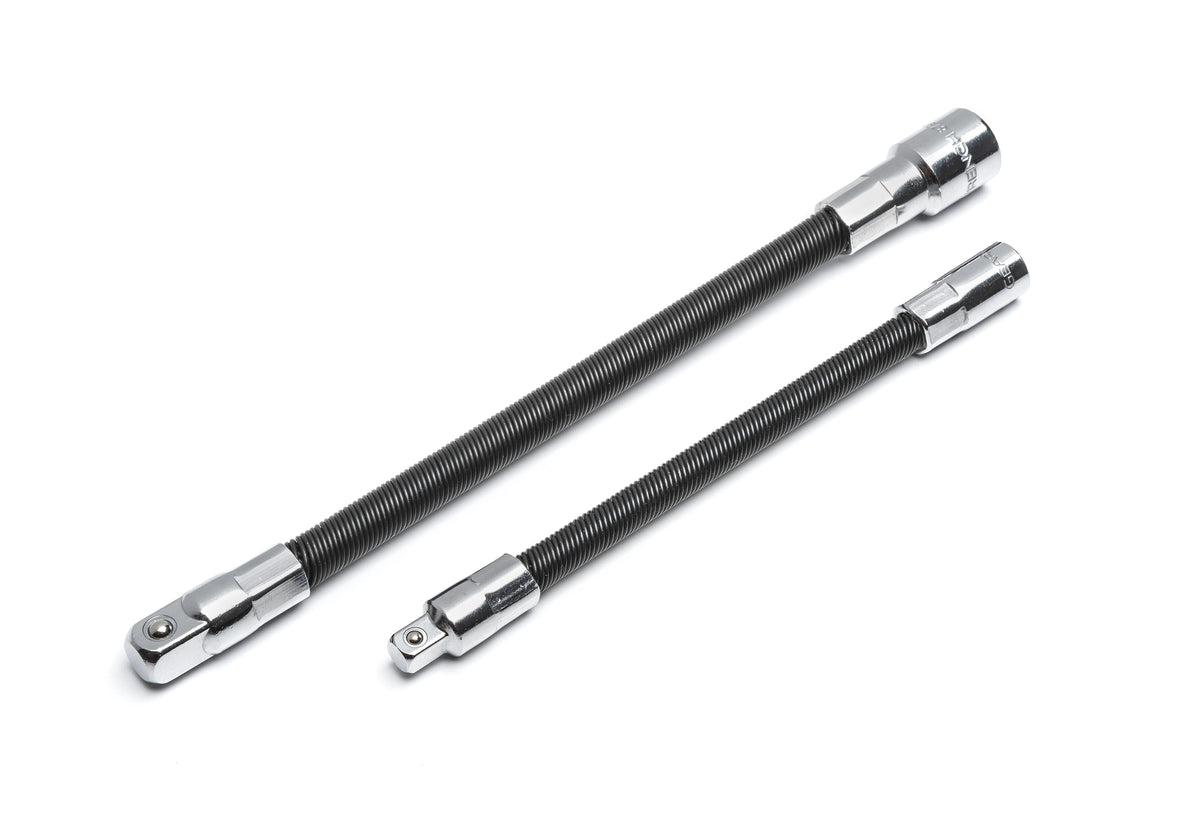 Gearwrench 87912 2 Piece 1/4" & 3/8" Drive Flex Extension Set 6" & 8"