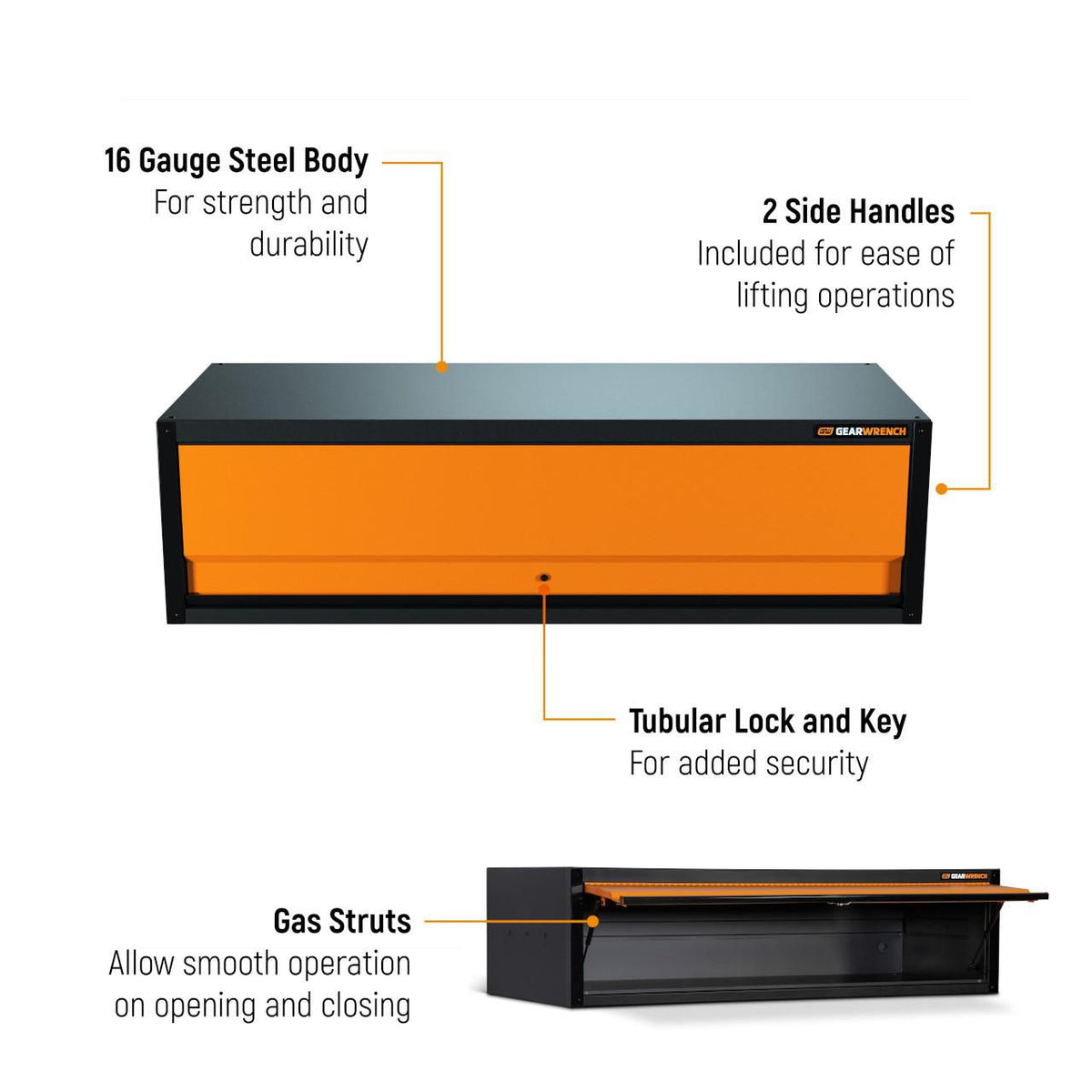 Gearwrench 83238LTL 72" x 30" Large Top Locker for Professional Mobile Workbench System