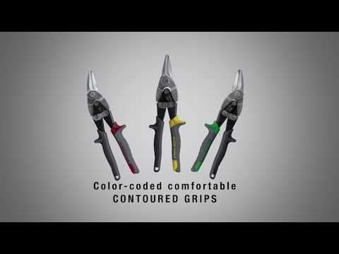 Klein Tools 1200L Aviation Snips With Wire Cutter, Left