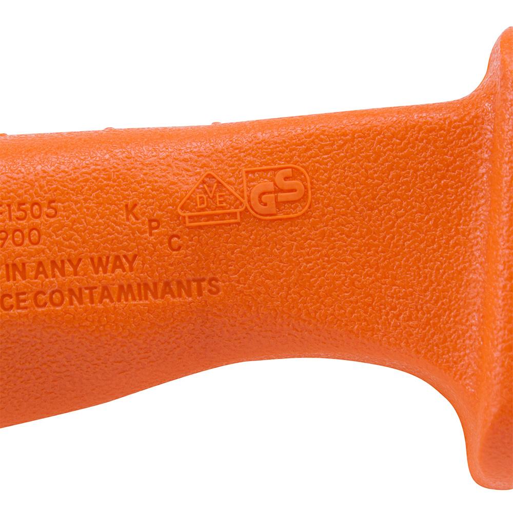 Klein Tools 1571INS - Insulated Lineman's Skinning Knife, Essential Tool for Electrical Safety