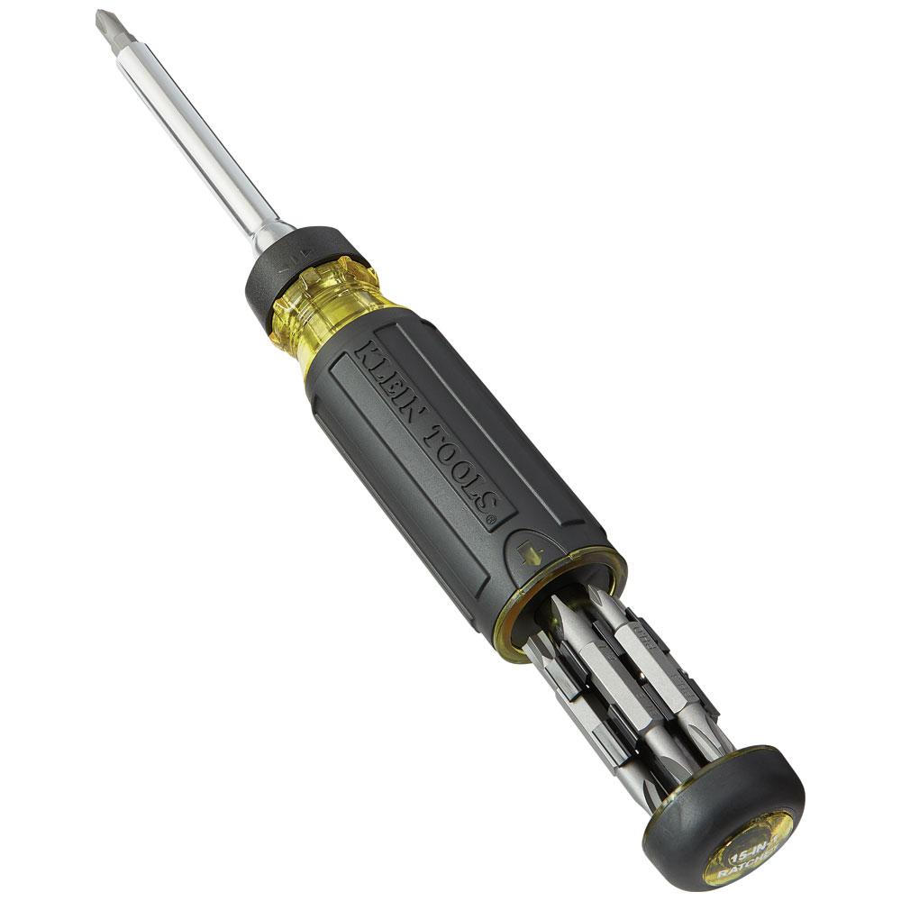 Klein Tools 32305 15-In-1 Multi-Bit Ratcheting Screwdriver