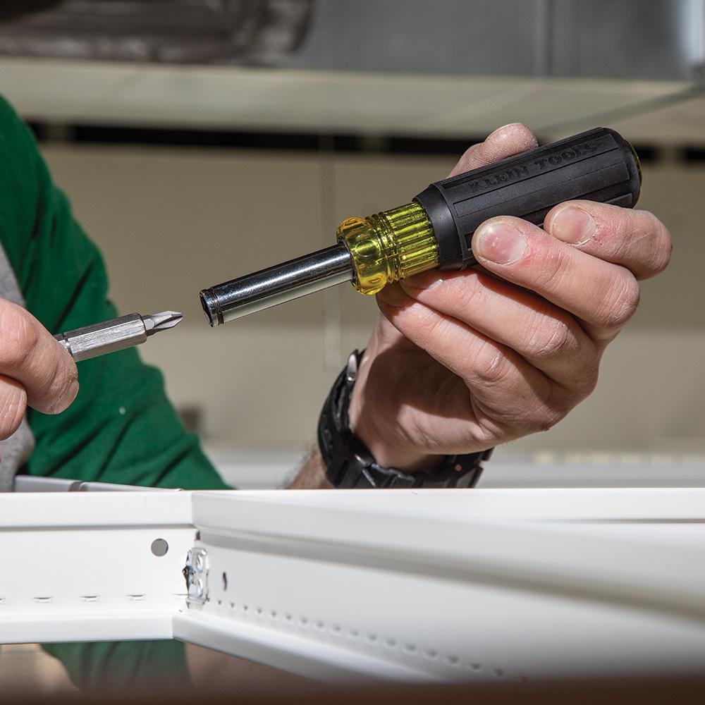 Klein Tools 32500MAG 11-In-1 Magnetic Screwdriver / Nut Driver