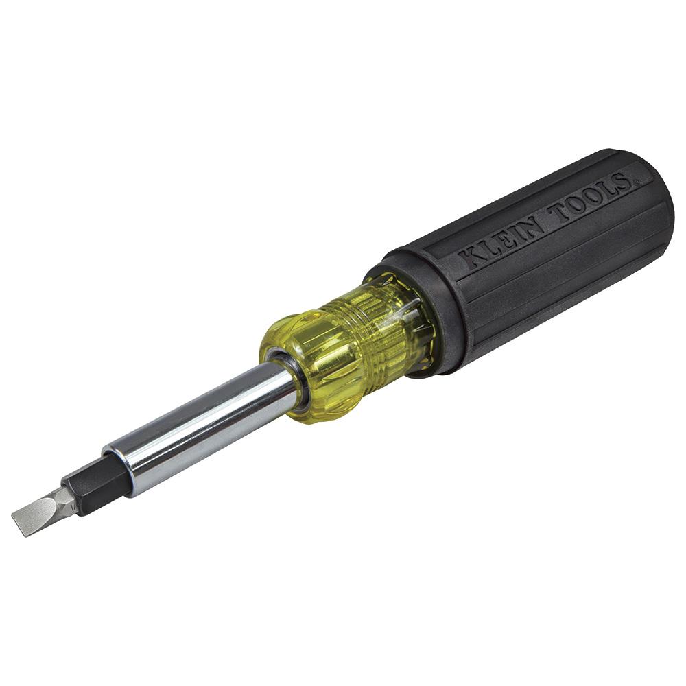 Klein Tools 32557 Multi-Bit Screwdriver / Nut Driver, 10-In-1, Heavy Duty