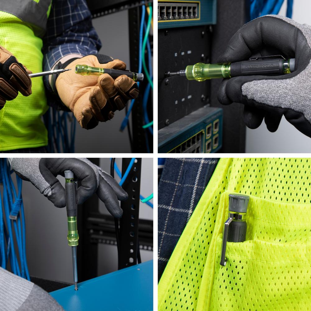Klein Tools 32614 Klein Tools 4-In-1 Electronics Pocket Screwdrivers