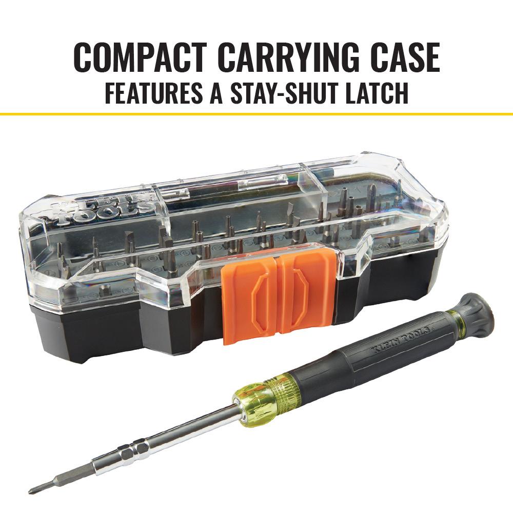 Klein Tools 32717 All-In-1 Precision Screwdriver Set With Case