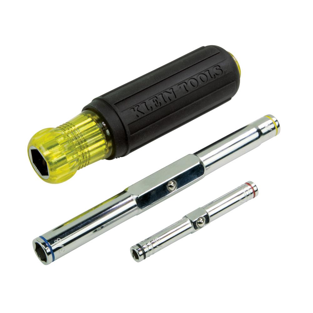 Klein Tools 32801 5-In-1 Multi-Bit Screwdriver / Nut Driver, Heavy Duty