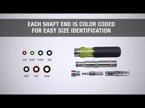 Klein Tools 32807MAG Klein Tools 7-In-1 Nut Drivers