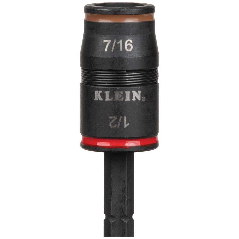 Klein Tools 32907 7-In-1 Impact Flip Socket Set, No Handle