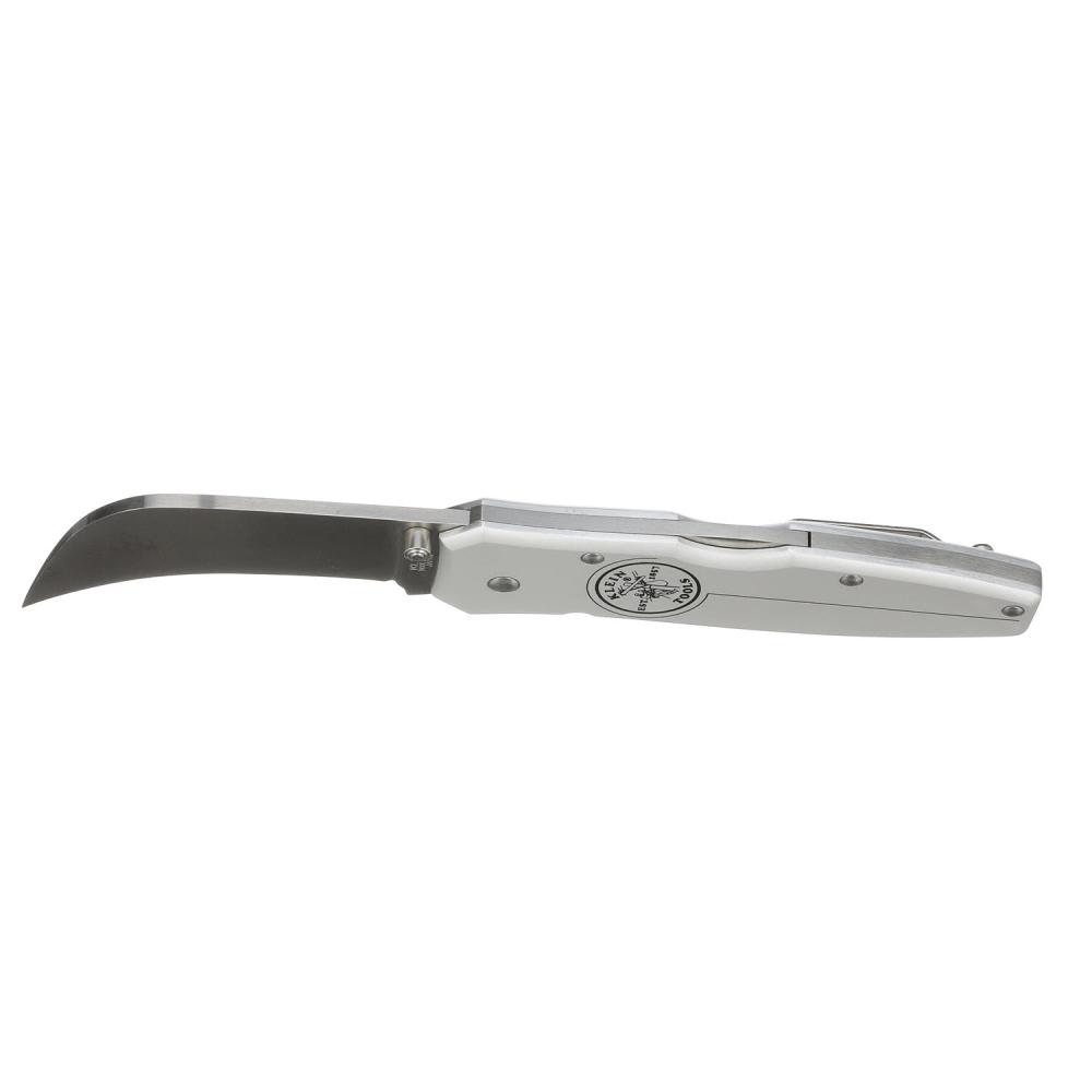 Klein Tools 44006 - Lockback Utility Knife with 2-5/8-Inch Hawkbill Steel Blade, Durable Aluminum Handle for Reliable Performance