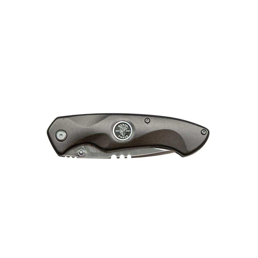 Klein Tools 44201 - Electrician's Pocket Knife with Steel Blade, Essential Tool for Electrical Professionals