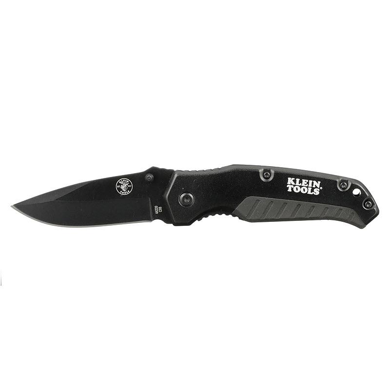 Klein Tools 44220 - Pocket Tool with Dark Steel Blade, Reliable Device featuring Drop Point Design