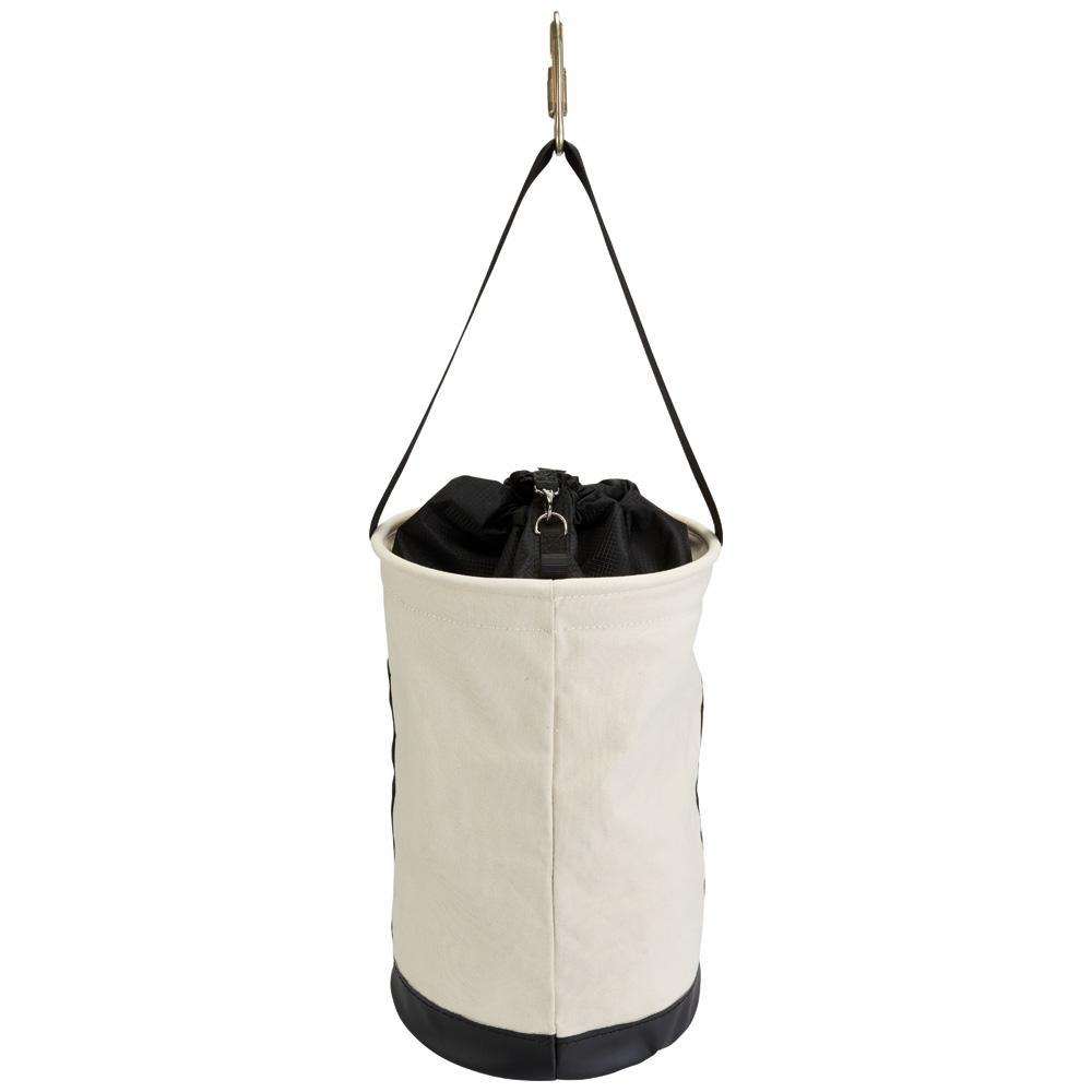 Klein Tools 5114DSC22 Canvas Bucket With Drawstring Close, 22-Inch