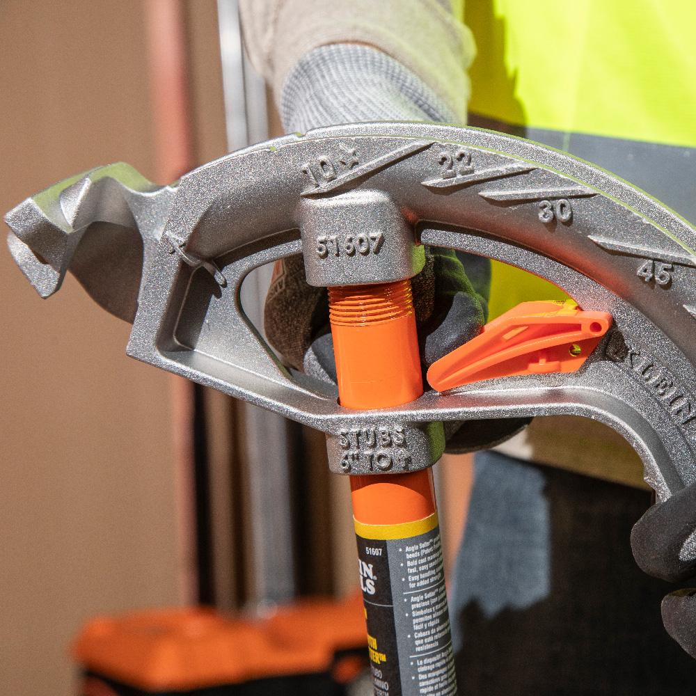 Klein Tools 51607 Aluminum Conduit Bender Full Assembly, 3/4-Inch Emt With Angle Setter