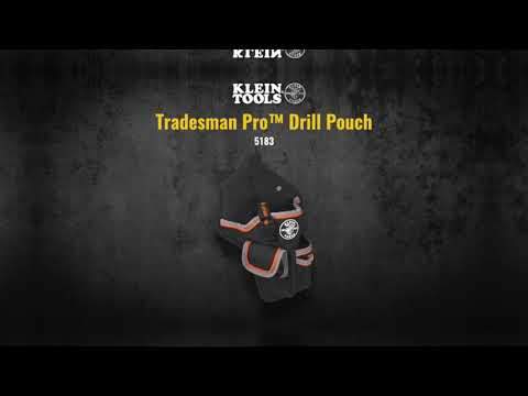 Klein Tools 5183 Tool Bag, Tradesman Pro Drill Pouch