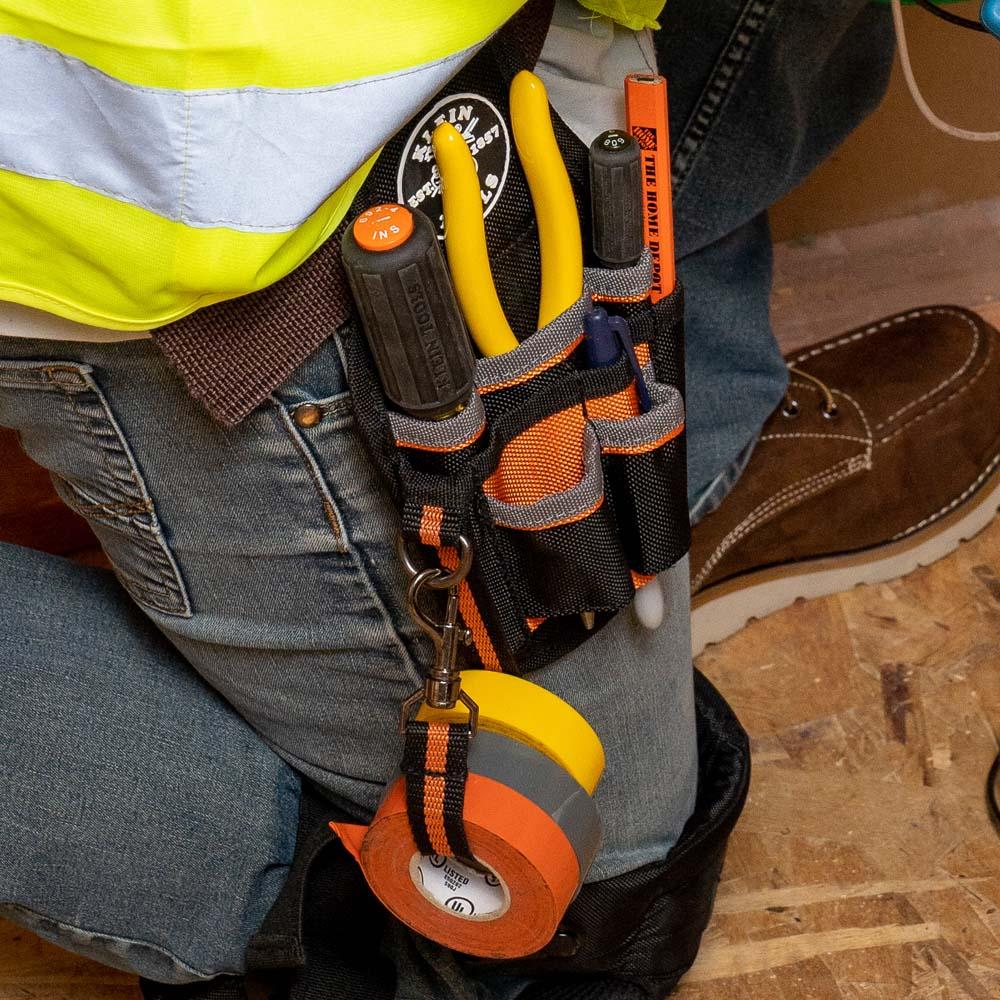 Klein Tools 5240 Tradesman Pro Tool Pouch, 9 Pockets, 10.25 X 5.5 X 10.25-Inch