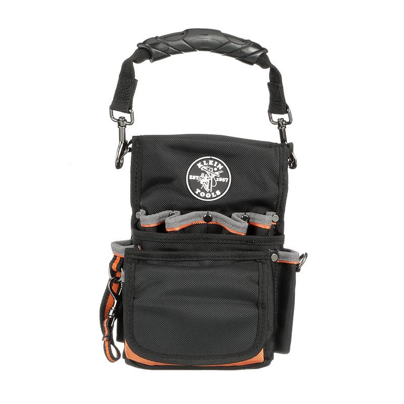 Klein Tools 5242 Tradesman Pro Tool Pouch, 9 Pockets, 9.5 X 7.5 X 9.5-Inch