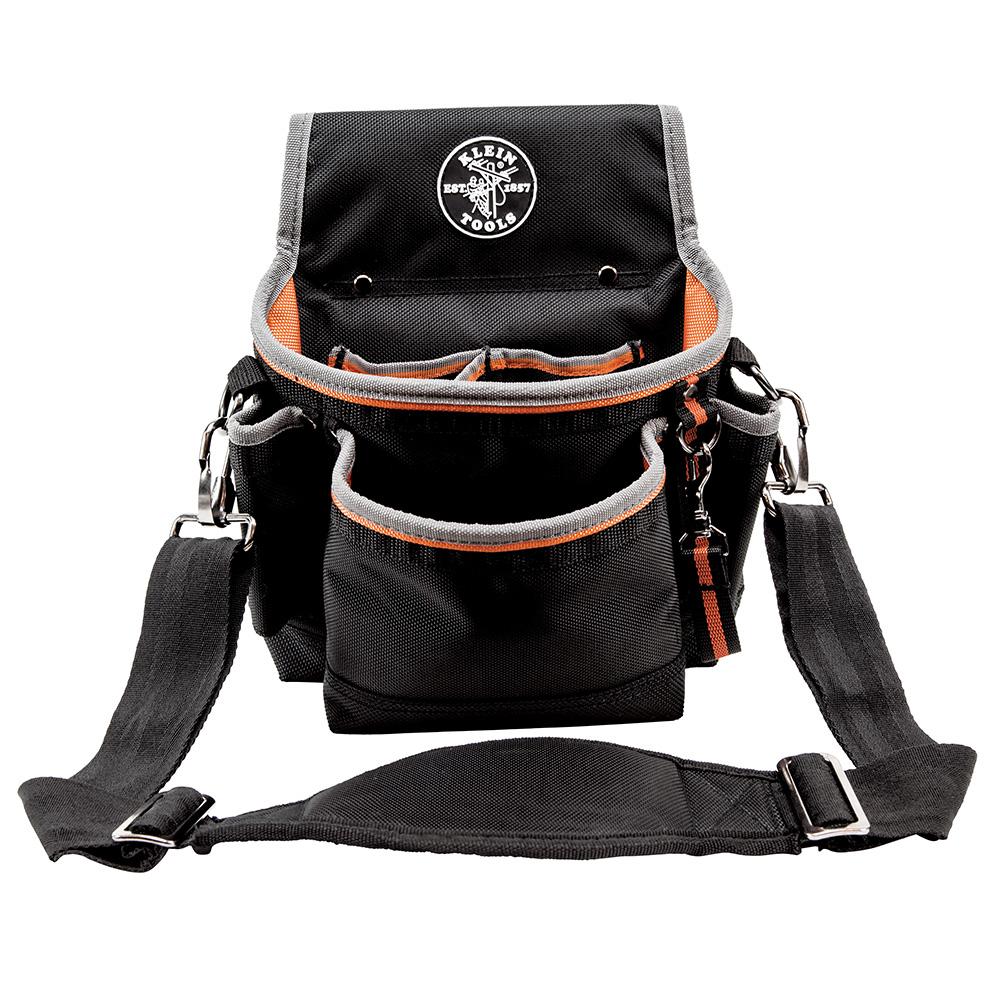 Klein Tools 5243 Tradesman Pro Tool Pouch, 15 Pockets, 11.5 X 4.5 X 10-Inch