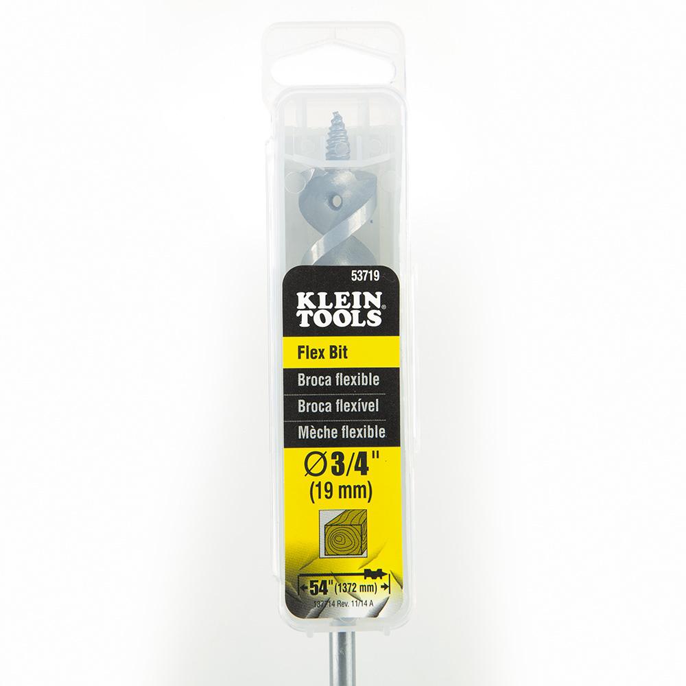 Klein Tools 53719 Flex Bit Auger With Screw Point, 3/4 X 54-Inch