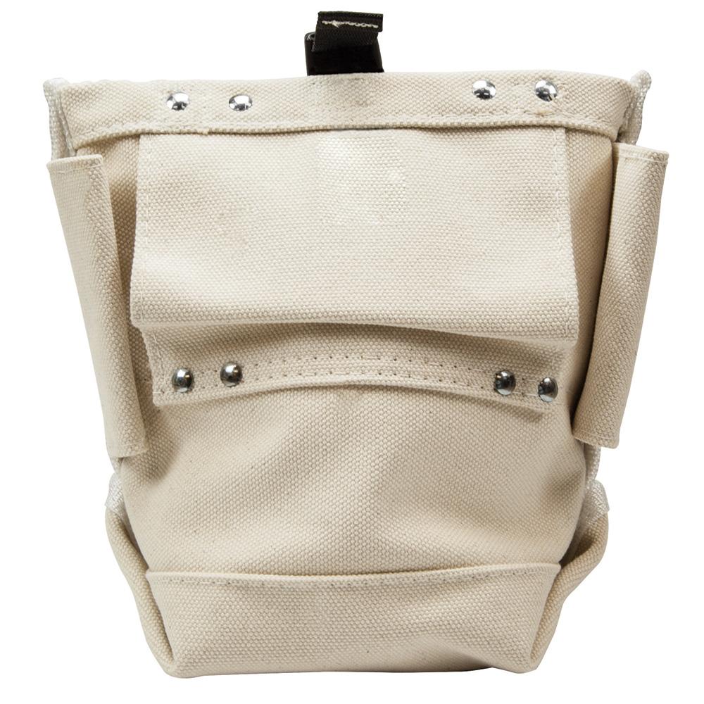 Klein Tools 5416OCTO Tool Bag, Bull-Pin And Bolt Pouch, Loop Connect, 5 X 5 X 9-Inch