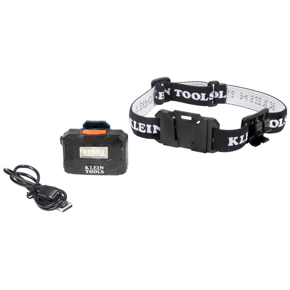 Klein Tools 56049 Rechargeable Light Array Led Headlamp With Adjustable Strap